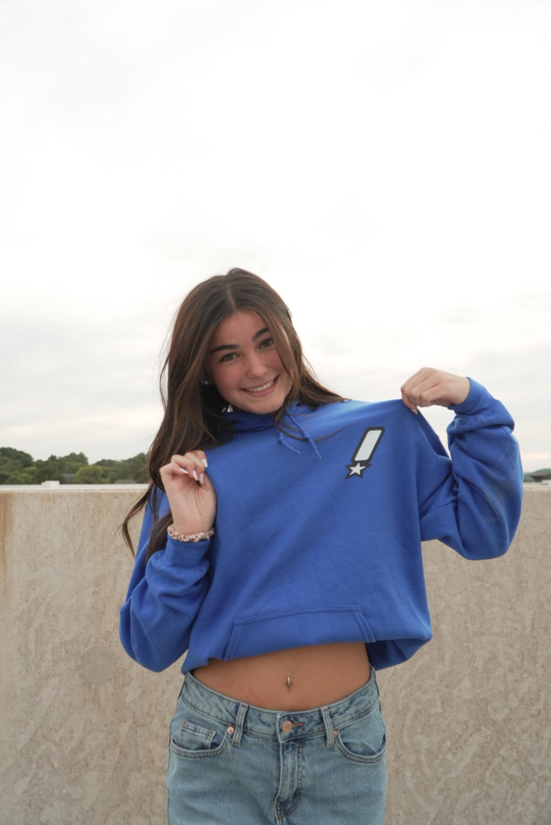 BLUE UNSEEN HOODIE