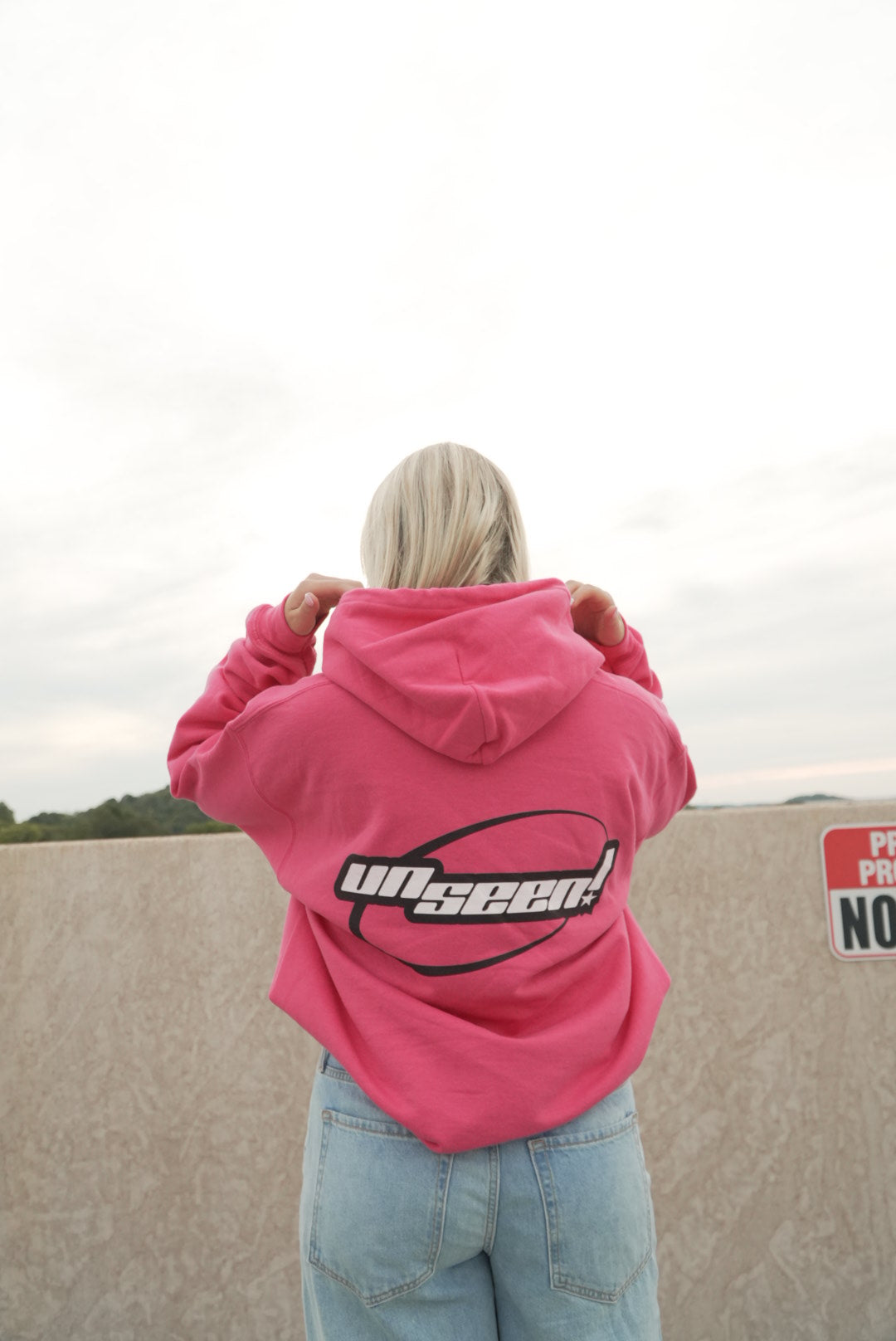 PINK UNSEEN HOODIE
